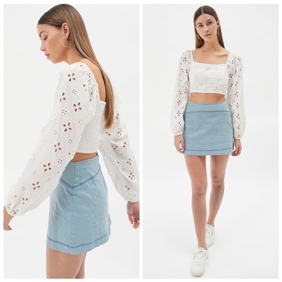 Urban Outfitters Dresses & Skirts - URBAN OUTFITTERS Sunny Distressed Mini Skirt